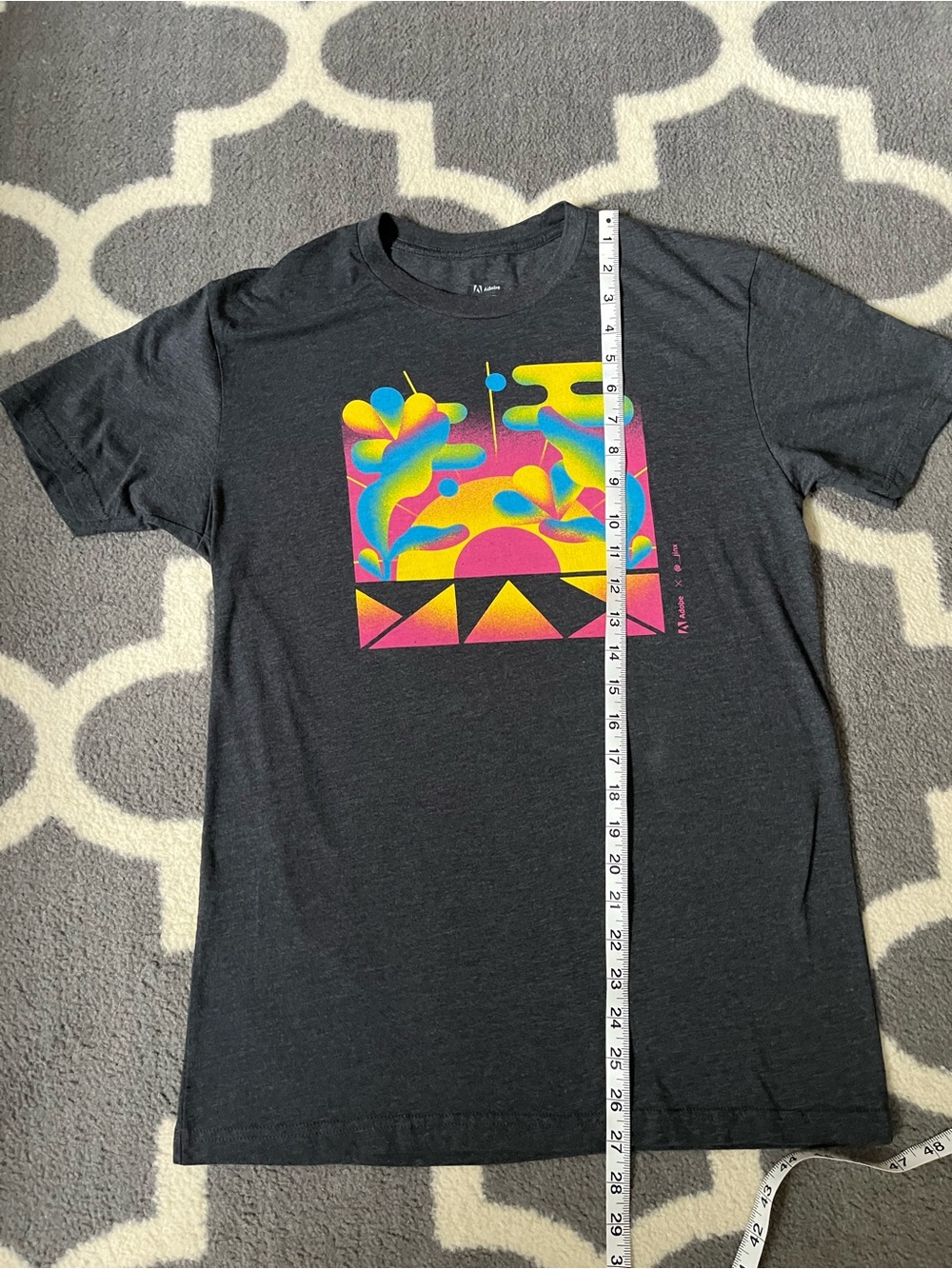 Adobe x Junx Neon Sunset Graphic tshirt - super soft - Picture 5 of 7